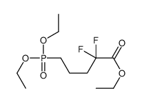 ethyl 5-diethoxyphosphoryl-2,2-difluoropentanoate结构式
