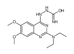 [[2-(diethylamino)-6,7-dimethoxyquinazolin-4-yl]amino]urea结构式