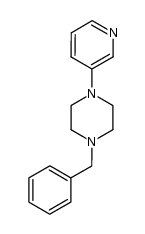 1-benzyl-4-(3'-pyridinyl)piperazine结构式