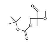 6-Boc-1-氧杂-6-氮杂螺[3.3]庚烷-3-酮结构式