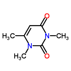 1,3,4-三甲基尿嘧啶结构式
