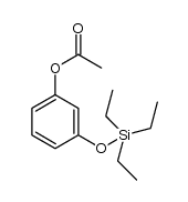 3-((triethylsilyl)oxy)phenyl acetate结构式