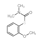 1-(2-methoxyphenyl)sulfanyl-N,N-dimethyl-formamide结构式