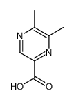 5,6-二甲基吡嗪-2-羧酸结构式