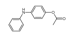 4-(phenylamino)phenyl acetate结构式