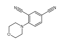 4-morpholinoisophthalonitrile结构式