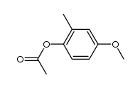 4-methoxy-2-methylphenyl acetate结构式
