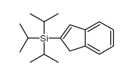 (1H-inden-2-yl)triisopropylsilane结构式