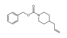 benzyl 4-allylpiperidine-1-carboxylate结构式