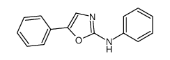 N,5-diphenyl-1,3-oxazol-2-amine结构式