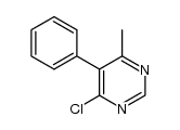 4-chloro-6-methyl-5-phenylpyrimidine结构式