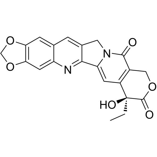 10,11-methylenedioxycamptothecin结构式