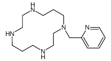 1-(pyridin-2-ylmethyl)-1,4,8,11-tetrazacyclotetradecane结构式