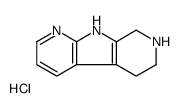 5H-Pyrrolo[2,3-b:5,4-c']dipyridine, 6,7,8,9-tetrahydro-, hydrochloride结构式