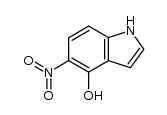 4-hydroxy-5-nitroindole结构式