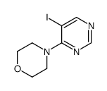 4-(5-碘-4-嘧啶)吗啉结构式