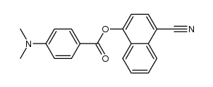 4-cyano-1-naphthyl 4-(dimethylamino)benzoate结构式