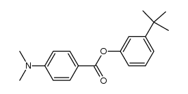 3-t-butylphenyl 4-(dimethylamino)benzoate结构式