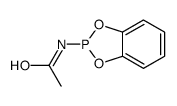 N-(1,3,2-benzodioxaphosphol-2-yl)acetamide结构式