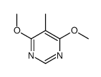 Pyrimidine, 4,6-dimethoxy-5-methyl-结构式