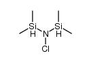 N-chloro-N-(dimethylsilyl)-1,1-dimethylsilanamine结构式