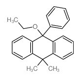 10-ethoxy-9,9-dimethyl-10-phenyl-anthracene结构式