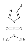 N,N-二甲基-4-碘-1H-咪唑-1-磺酰胺结构式
