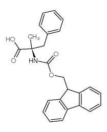 Fmoc-alpha-甲基-L-苯丙氨酸结构式