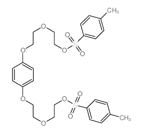 Ethanol, 2,2'-[1,4-phenylenebis(oxy-2,1-ethanediyloxy)]bis-, bis(4-methylbenzenesulfonate) (en)结构式