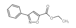 5-苯基异噁唑-3-羧酸乙酯结构式
