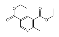 diethyl 2-methylpyridine-3,5-dicarboxylate结构式