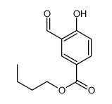 butyl 3-formyl-4-hydroxybenzoate结构式