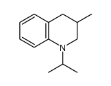 1-isopropyl-3-methyl-1,2,3,4-tetrahydroquinoline结构式