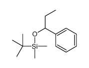 Silane, (1,1-dimethylethyl)dimethyl(1-phenylpropoxy)-结构式