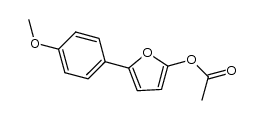 5-(4-methoxyphenyl)furan-2-yl acetate结构式