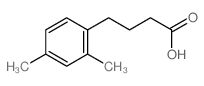 4-(2,4-dimethylphenyl)butanoic acid结构式
