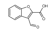 3-formylbenzofuran-2-carboxylic acid结构式