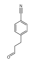 4-(3-氧代-丙基)-苯甲腈结构式