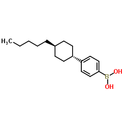 4-(4-戊基环己基)苯硼酸结构式