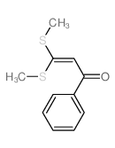 3,3-双甲基磺酰基-1-苯丙酮结构式