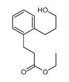 ethyl 3-[2-(3-hydroxypropyl)phenyl]propanoate结构式