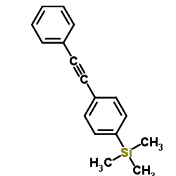 4-(三甲硅基)二苯乙炔结构式