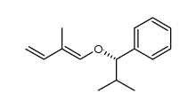(S,E)-(2-methyl-1-((2-methylbuta-1,3-dien-1-yl)oxy)propyl)benzene结构式