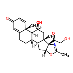 21-去乙酰基 地夫可特-d3结构式
