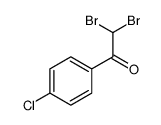 2,2-Dibromo-1-(4-chlorophenyl)ethanone结构式