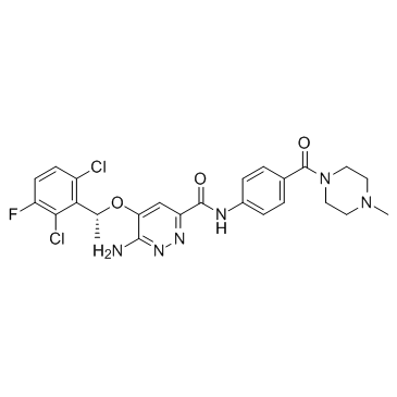 恩沙替尼(X-376)结构式