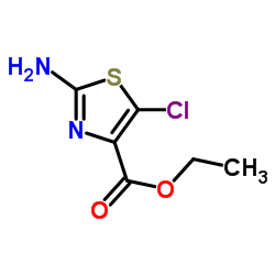 2-氨基-5-氯噻唑-4-羧酸乙酯结构式