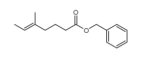 (E)-benzyl 5-methylhept-5-enoate结构式