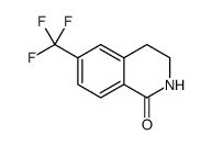 6-(trifluoromethyl)-3,4-dihydro-2H-isoquinolin-1-one结构式