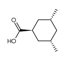trans,trans-3,5-dimethylcyclohexanecarboxylic acid结构式